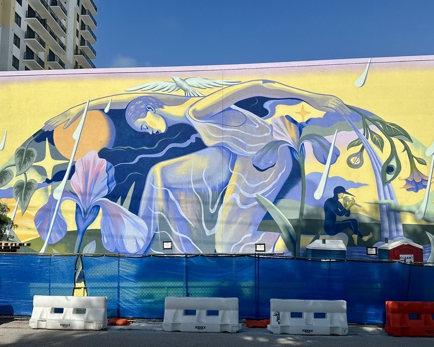 Earth Song mural by Andrea Wan on 17th St S